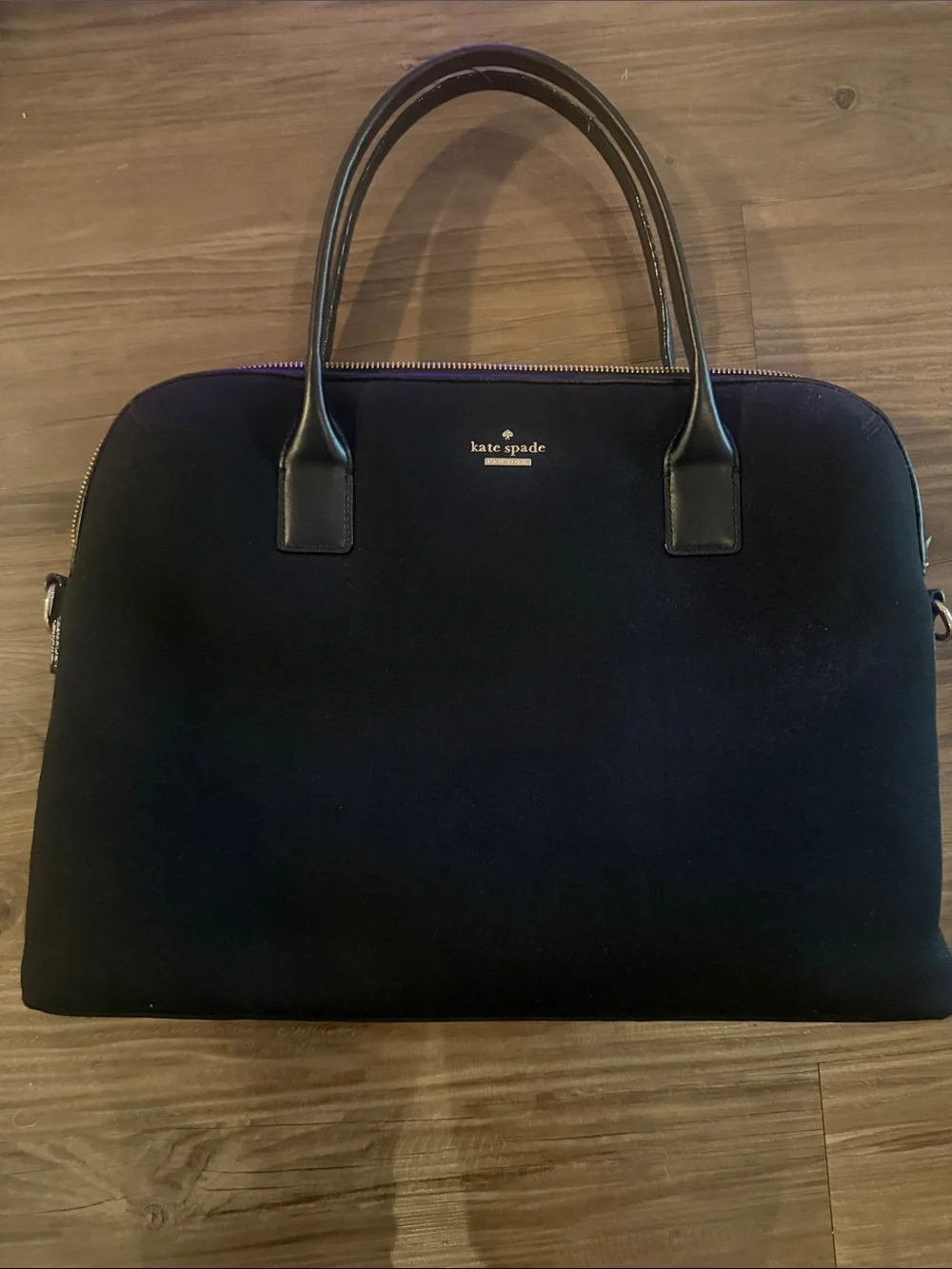 kate spade Black Structured Laptop Tote